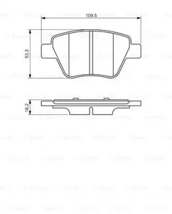 Фото 0986494416 Комплект тормозных колодок BOSCH {forloop.counter}}