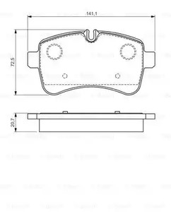 Фото 0986494460 Комплект тормозных колодок BOSCH {forloop.counter}}