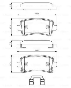 Фото 0986494586 Комплект тормозных колодок BOSCH {forloop.counter}}