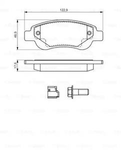 Фото 0986494606 Комплект тормозных колодок BOSCH {forloop.counter}}