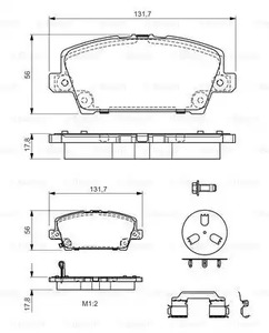 Фото 0986494611 Комплект тормозных колодок BOSCH {forloop.counter}}