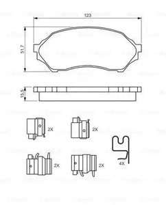 Фото 0986494616 Комплект тормозных колодок BOSCH {forloop.counter}}