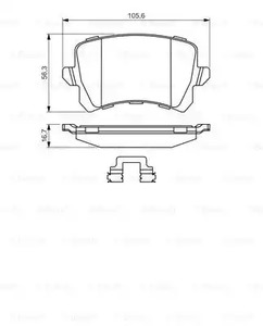 Фото 0986494626 Комплект тормозных колодок BOSCH {forloop.counter}}