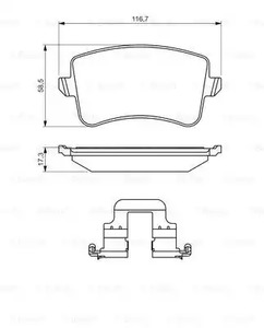 Фото 0986494637 Комплект тормозных колодок BOSCH {forloop.counter}}