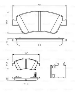 Фото 0986494638 Комплект тормозных колодок BOSCH {forloop.counter}}