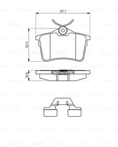 Фото 0986494646 Комплект тормозных колодок BOSCH {forloop.counter}}