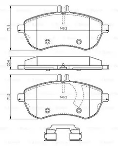 Фото 0986494667 Комплект тормозных колодок BOSCH {forloop.counter}}