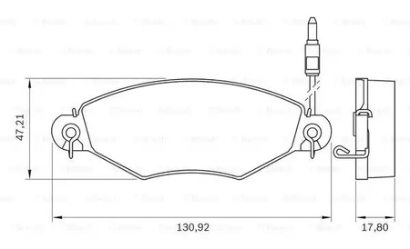 Фото 0986BB0101 Комплект тормозных колодок BOSCH {forloop.counter}}