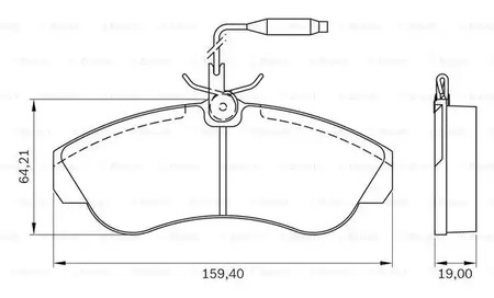 Фото 0986BB0155 Комплект тормозных колодок BOSCH {forloop.counter}}