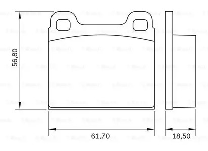 Фото 0986BB0255 Комплект тормозных колодок BOSCH {forloop.counter}}