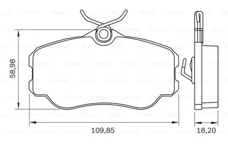 Фото 0986BB0269 Комплект тормозных колодок BOSCH {forloop.counter}}