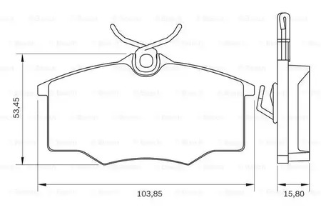 Фото 0986BB0275 Комплект тормозных колодок BOSCH {forloop.counter}}