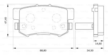 Фото 0986BB0560 Комплект тормозных колодок BOSCH {forloop.counter}}