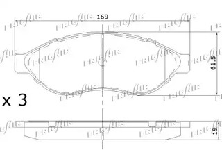 Фото PD04516 Комплект тормозных колодок FRIGAIR {forloop.counter}}
