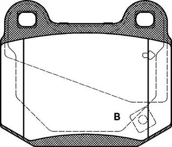 Фото BPA001452 Комплект тормозных колодок OPEN PARTS {forloop.counter}}