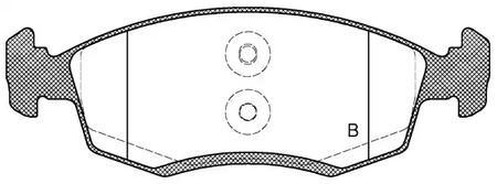 Фото BPA017232 Комплект тормозных колодок OPEN PARTS {forloop.counter}}