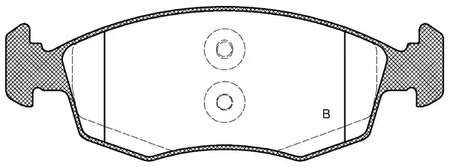 Фото BPA017252 Комплект тормозных колодок OPEN PARTS {forloop.counter}}