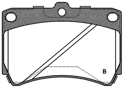 Фото BPA021242 Комплект тормозных колодок OPEN PARTS {forloop.counter}}