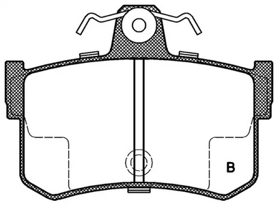 Фото BPA025112 Комплект тормозных колодок OPEN PARTS {forloop.counter}}