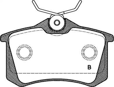 Фото BPA026351 Комплект тормозных колодок OPEN PARTS {forloop.counter}}