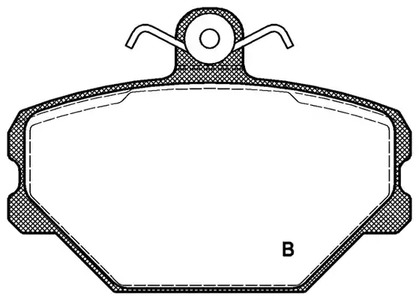 Фото BPA026402 Комплект тормозных колодок OPEN PARTS {forloop.counter}}