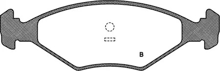 Фото BPA028100 Комплект тормозных колодок OPEN PARTS {forloop.counter}}