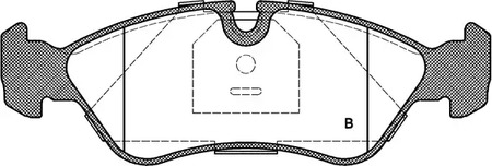 Фото BPA028630 Комплект тормозных колодок OPEN PARTS {forloop.counter}}