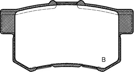 Фото BPA032504 Комплект тормозных колодок OPEN PARTS {forloop.counter}}