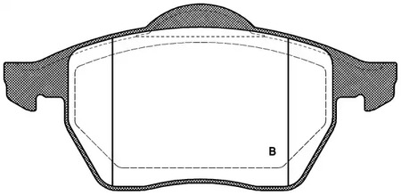 Фото BPA039041 Комплект тормозных колодок OPEN PARTS {forloop.counter}}