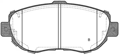 Фото BPA045614 Комплект тормозных колодок OPEN PARTS {forloop.counter}}