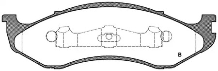 Фото BPA046700 Комплект тормозных колодок OPEN PARTS {forloop.counter}}