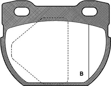 Фото BPA058400 Комплект тормозных колодок OPEN PARTS {forloop.counter}}