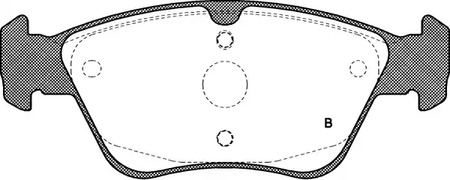 Фото BPA058600 Комплект тормозных колодок OPEN PARTS {forloop.counter}}