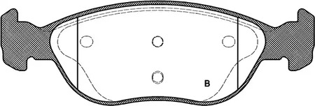 Фото BPA058711 Комплект тормозных колодок OPEN PARTS {forloop.counter}}