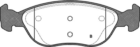 Фото BPA058712 Комплект тормозных колодок OPEN PARTS {forloop.counter}}