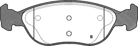 Фото BPA058721 Комплект тормозных колодок OPEN PARTS {forloop.counter}}