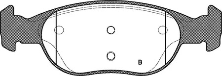 Фото BPA058811 Комплект тормозных колодок OPEN PARTS {forloop.counter}}