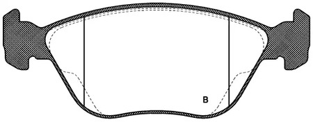 Фото BPA058922 Комплект тормозных колодок OPEN PARTS {forloop.counter}}