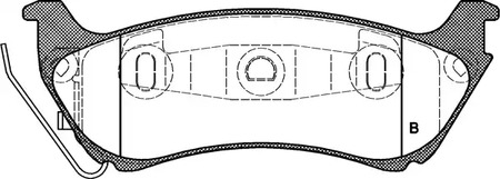 Фото BPA069811 Комплект тормозных колодок OPEN PARTS {forloop.counter}}