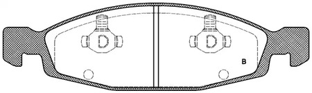 Фото BPA073602 Комплект тормозных колодок OPEN PARTS {forloop.counter}}