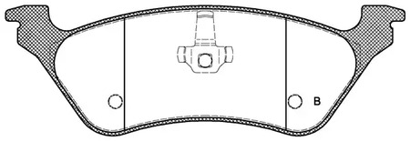 Фото BPA081100 Комплект тормозных колодок OPEN PARTS {forloop.counter}}