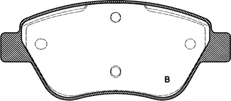 Фото BPA085801 Комплект тормозных колодок OPEN PARTS {forloop.counter}}