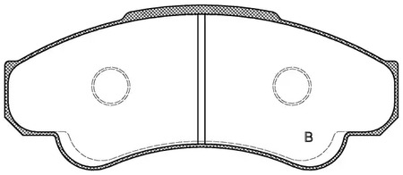 Фото BPA095901 Комплект тормозных колодок OPEN PARTS {forloop.counter}}