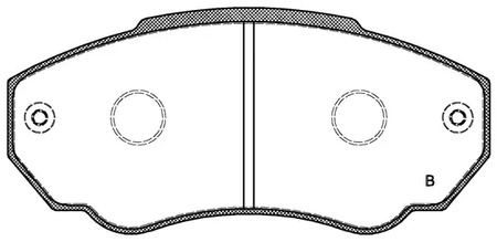 Фото BPA096001 Комплект тормозных колодок OPEN PARTS {forloop.counter}}