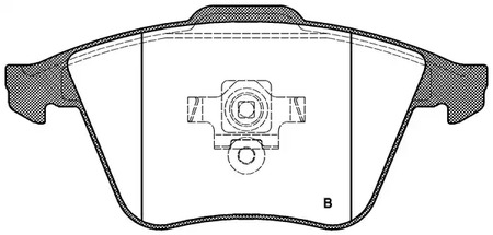 Фото BPA096412 Комплект тормозных колодок OPEN PARTS {forloop.counter}}