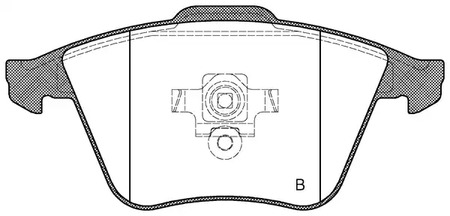 Фото BPA096420 Комплект тормозных колодок OPEN PARTS {forloop.counter}}