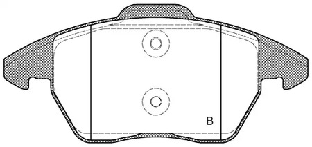 Фото BPA103010 Комплект тормозных колодок OPEN PARTS {forloop.counter}}