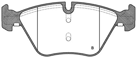 Фото BPA105200 Комплект тормозных колодок OPEN PARTS {forloop.counter}}