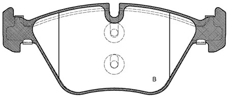 Фото BPA105210 Комплект тормозных колодок OPEN PARTS {forloop.counter}}