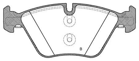 Фото BPA105230 Комплект тормозных колодок OPEN PARTS {forloop.counter}}